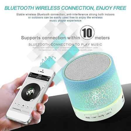 Erinomainen ääni, suuri 45 mm kaiutin, pieni Bluetooth-kaiutin