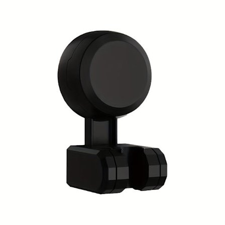 Dusjhodeholder med sugekopp - Allsidig baderomstilbehør med sugekoppstøtte, bærbar med forbedret stabilitet og fleksibilitet [DB]