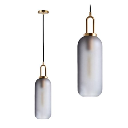 GLAS RÖR HÄNGNING TAK LAMPA APP628-1CP