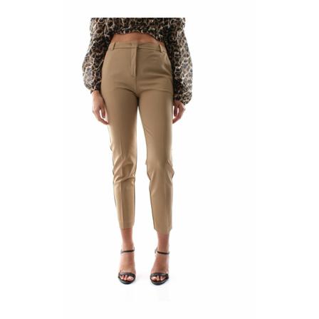 Pinko Slim-fit Byxor beige, Dam Kostymbyxor, Dam, Storlek: S