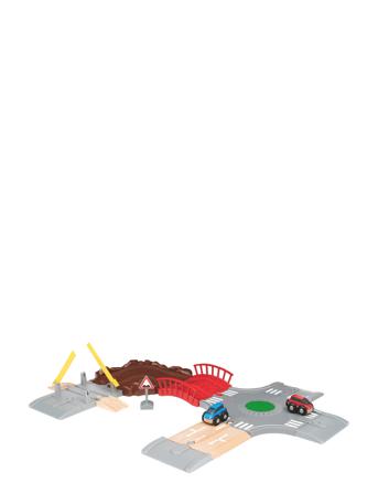 Brio Bilbanesett Toys Toy Cars & Vehicles Race Tracks Multi/mønstret BRIO