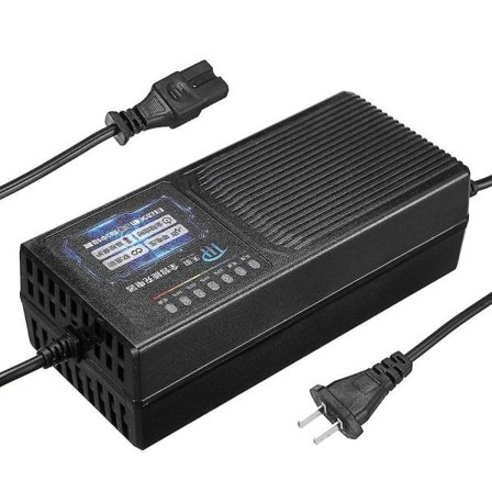 60V 20Ah Elektrisk Fordonsladdare med 7-Ljusdisplay, Strömläckageskydd, Bly-Syra Laddare