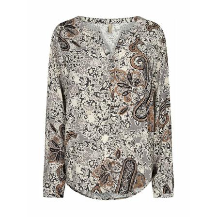 Soyaconcept, Blouse Beige, Dames, Maat:M,Viscose,print