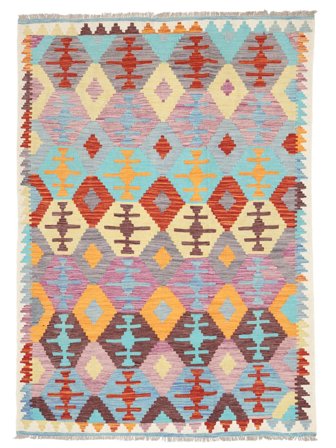 Kelim Afghan Old Style Vloerkleed Handgeweven 151X212 Afghanistan