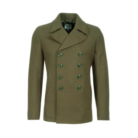 Aspesi, Double-Breasted Coats Groen, Heren, Maat:M