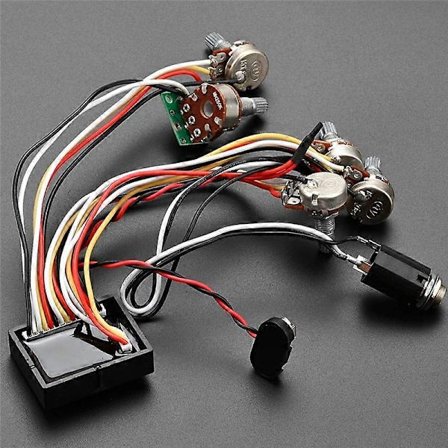 Bas 3-bands Aktiv & Passiv EQ Equalizer Förförstärkarkrets för Baspickup