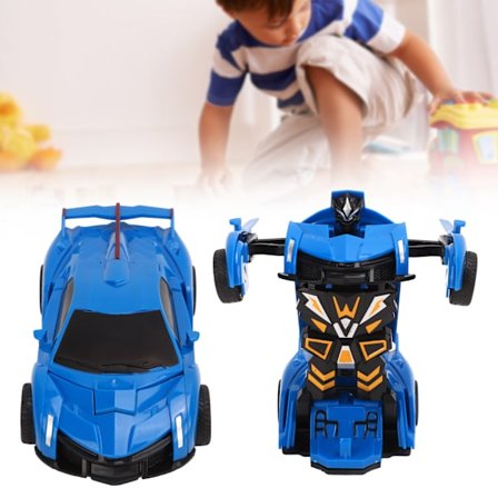 2 stk. Deformationsbil Plast En Nøgle Deformation 2 i 1 Transformerende Robotter Bil til Drenge Over 3
