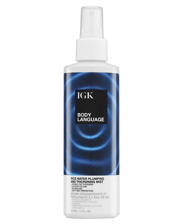 IGK Body Language Rice Water Plumping and Thickening Mist 207 ml, Hår, Hårstyling, Hårspray / Hårlak
