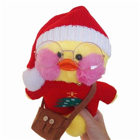 Uudenvuodenlahja Sarjakuva Lalafanfan Cafe Ankka Pehmolelu Täytetty Pehmeä