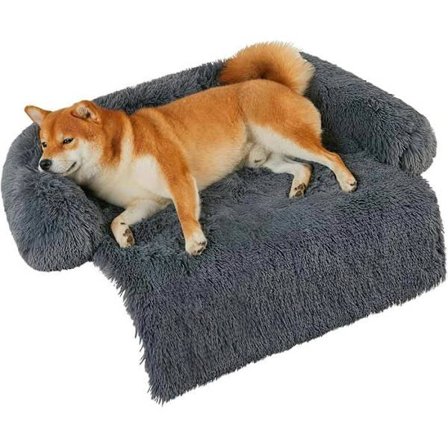 Fluffy Hundsäng Avtagbar XL - Tvättbart Skydd för Soffa och Bil