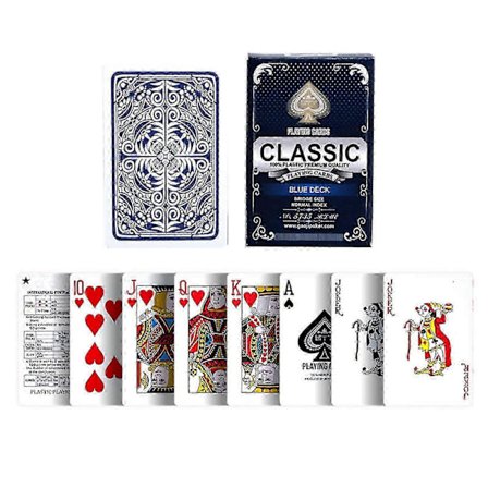 Professionelt Pokerkortspil til Voksne, Vandtætte PVC Film Spillekort, Spiltilbehør Rød 25-26s