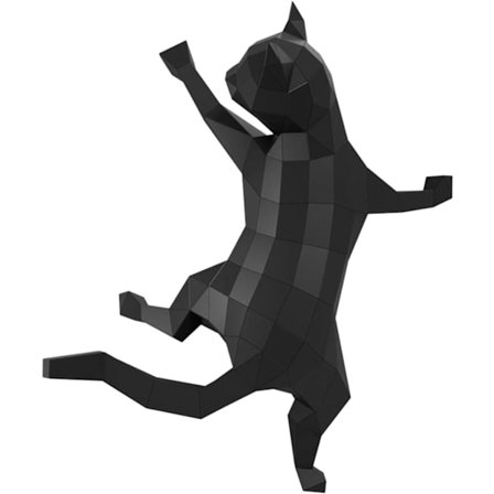 1 kpl 3D Paper Animals Papercraft Rakennussarja Kissa Origami Paperi