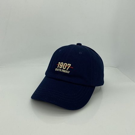 Dotpet 1907 Baseball Cap Sommar Mjuk Topp Cap(Marinblå)