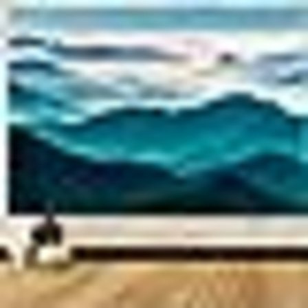 Vuoristoaiheinen seinävaate - Ensiluokkainen painatus - Sumuinen metsä W