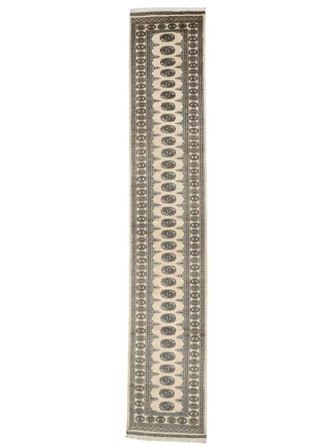 Medalhão Pequeno Paquistão Bucara 2Ply Tapete 79X434 Lã