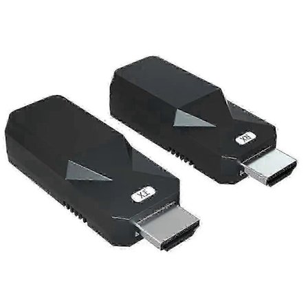 Trådløs HDMI-sender og -modtager 50M 1080P 60Hz til streaming, kompatibel med TV PC-projektor 25-26