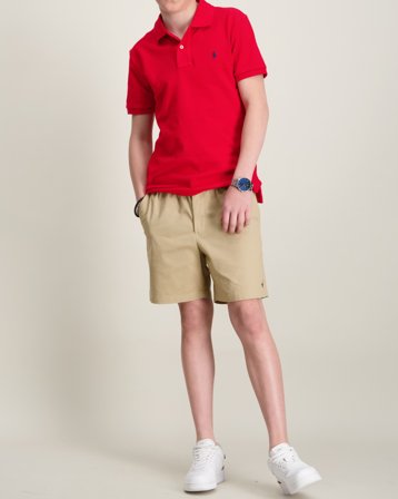 Polo Ralph Lauren Polo Prepster Flex Abrasion Twill Short Grøn Shorts Dreng - Kids Brand Store