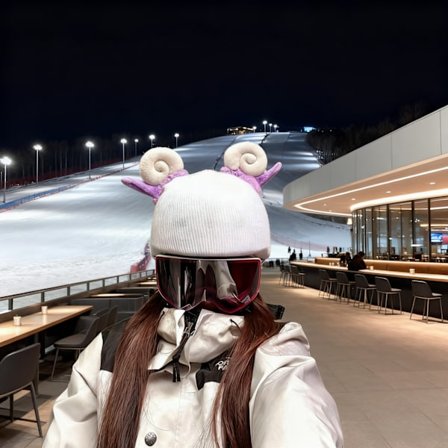 1 stk 2025 Ny Ins-Style Ski Hjelm Cover, Kreativ Katt/Sau Øre Design, Stilig Ski Tilbehør, Høy-Kvalitets Materiale, O [DB]