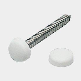 Täckbricka vit Ø3,5 - 4,2mm, 20 st blister