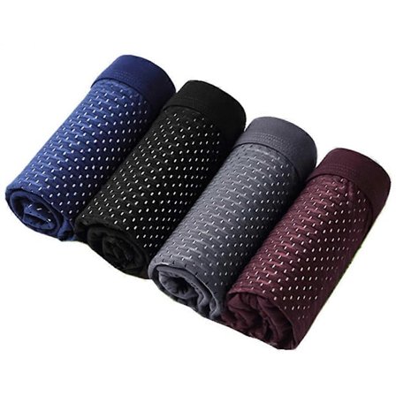 4 stk. Bambus Boxer Briefs, Box Hero Bambus Boxershorts til mænd - for komfort hele dagen