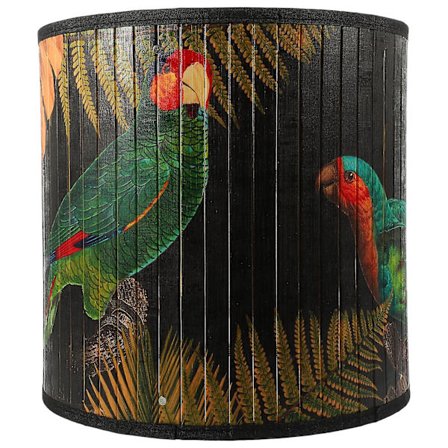 Dekorativ loftslampe lampeskærm folde lampeskærm udsøgt mønster restaurant bar lampeskærm (30X30CM, farve)