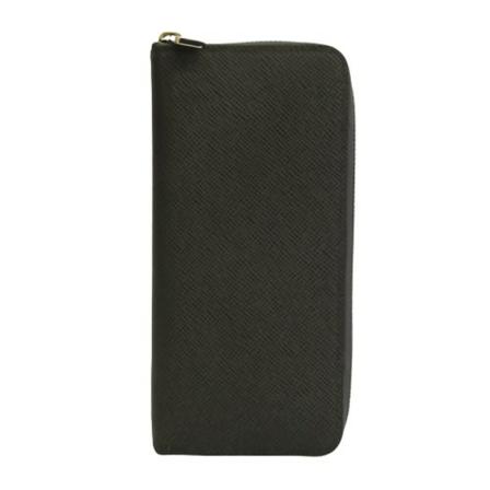 Louis Vuitton Vintage, Pre-owned Zippy Wallet Vertical Zwart, unisex, Maat:ONE Size