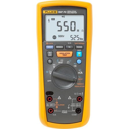 Fluke 1587 FC Isolationsmultimeter, Mätinstrument