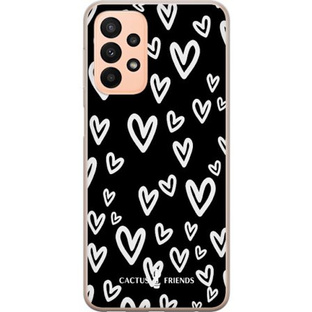 Yhteensopiva Puhelinkuori Samsung Samsung Galaxy A23 Cactus and Friends - Handdrawn Love Chaos