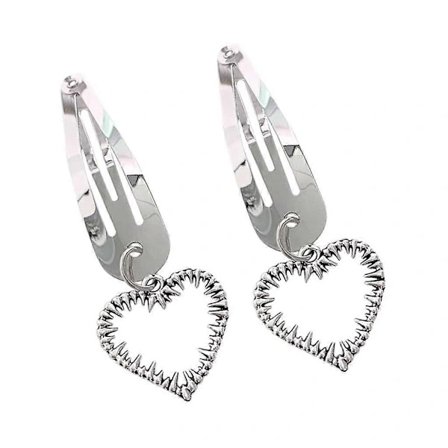 Goth Hårklemme til Kvinder Harajuku Metal Hjerte Gotiske Hårnåle Pige Punk