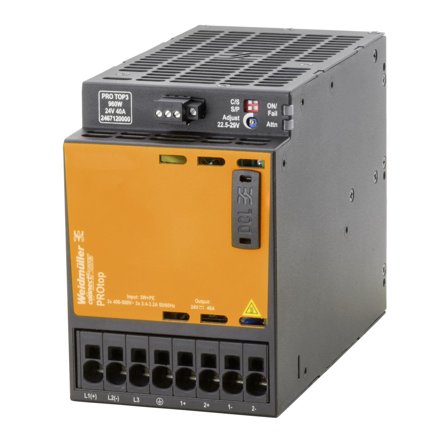Weidmüller PRO TOP3 Strømforsyning 3-faset 960 W, 24 V, 40 A, Elforsyning & strømfordeling