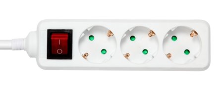 Deltaco GT-0350 - flerkoplingslist - 3680 watt