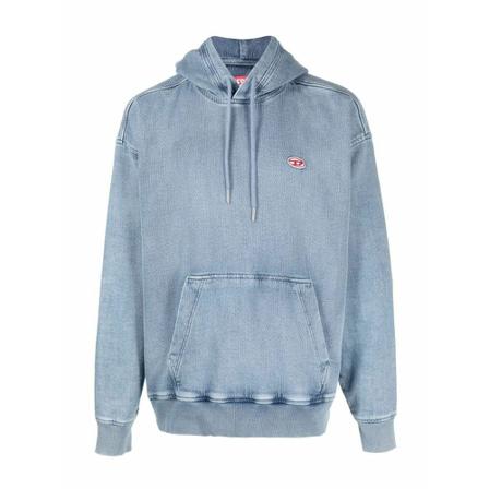Diesel, A0393909D0101 Cotton Sweatshirt Blauw, Heren, Maat:L