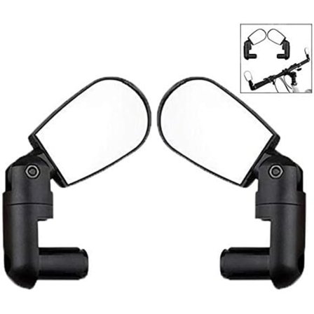 2 Sykkel Speil, 360 Graders Rotasjon Sykkel Speil kompatibel med Landevei og MTB