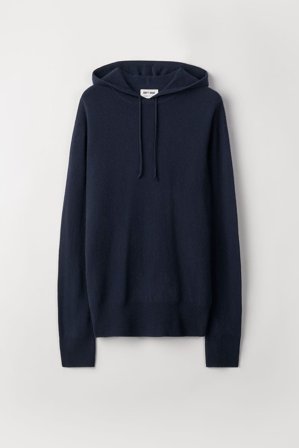 Soft Goat - Men's Hoodie - Men cashmere sweater - XXL - Navy
