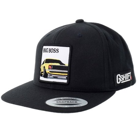 Gearshift - Svart snapback Keps - American Big Boss Muscle Black Snapback @ Hatstore