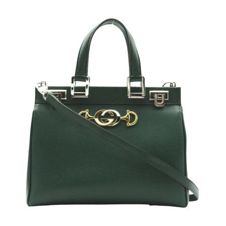 Gucci Vintage Pre-owned Zumi Taske Grøn, Dame Vintage Tasker, Størrelse: ONE Size
