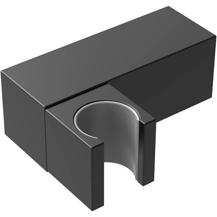 Matt sort dusjholder Dusjhodeholder Veggmontert Messing Ha