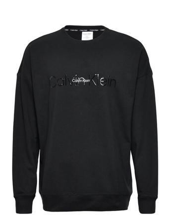 L/S Sweatshirt Underwear Night & Loungewear Pyjama Tops Svart Calvin Klein