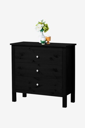 Wood Furniture - Kommode Vesa - Svart - Kommoder - Fra Homeroom