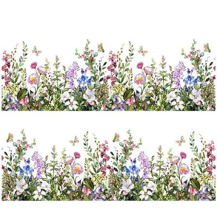 Plante blomster vegg klistremerker, glass vindusklistremerker, stue