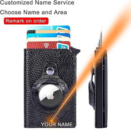 RFID Kortlommebok Air Tag Menn Slank Forretning