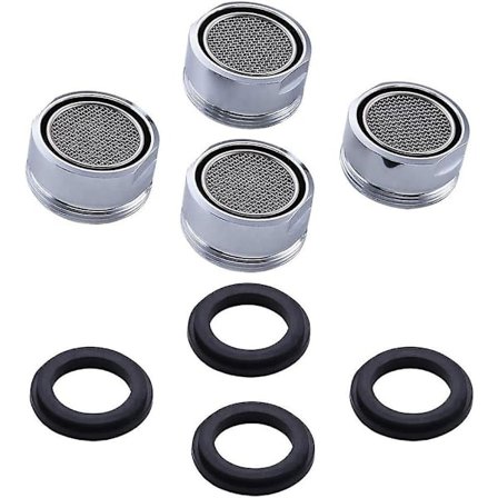 Pack Sink Kran Aerator, Kran Sil med Bricka för Kök Badrum [DB]