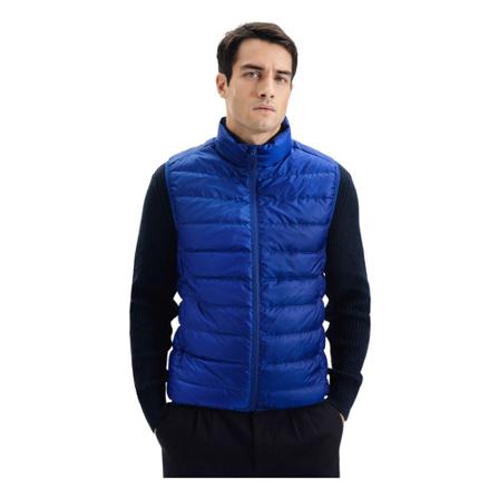 Seidensticker Down vest , Blauw , Heren , Maat: L