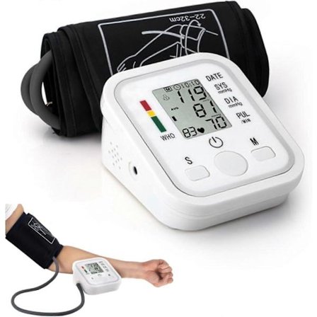 2025 Siste Modell Blodtrykksmåler Automatisk Digital LCD-Skjerm Overarm