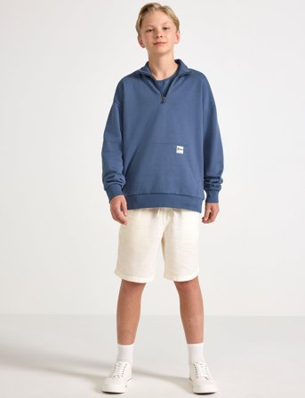 Lindex Shorts Linen Blend - Cream - 140