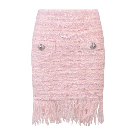 Balmain - Minikjolar - Rosa - Dam - Storlek: M, Dam, Storlek: M