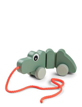 Trækdyr Croco Grøn Toys Baby Toys Pull Along Toys Green D By Deer