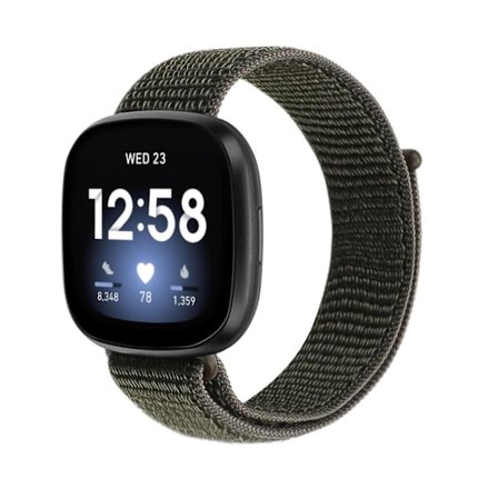Armégrön Armégrön kompatibel med Fitbit Versa 3 Nylon Armbandsur