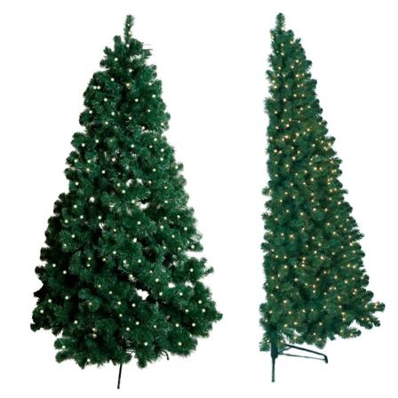 Stjernsund Halv Konstgran/plastgran 210cm 290 Led Grön