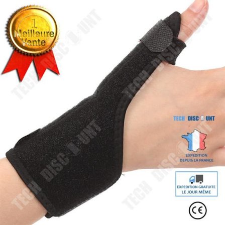 Støtte Til Håndled - LUNAVO - 1x - Sort - Stof - Ledbeskyttelse